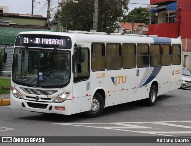 JTU - Jacareí Transporte Urbano 1.140 na cidade de Jacareí, São Paulo, Brasil, por Adriano Duarte. ID da foto: 11574072.