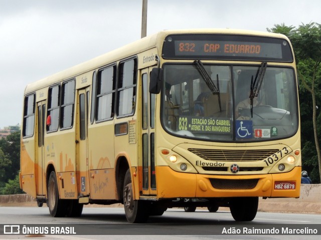 SM Transportes 10373 na cidade de Belo Horizonte, Minas Gerais, Brasil, por Adão Raimundo Marcelino. ID da foto: 11576264.