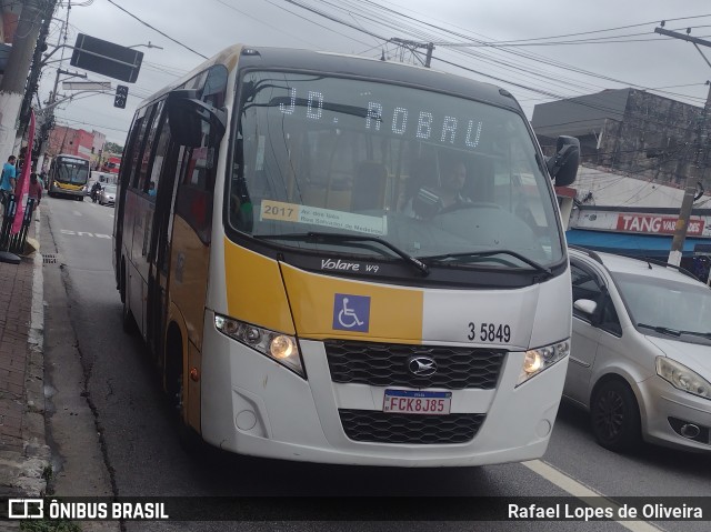 Upbus Qualidade em Transportes 3 5849 na cidade de São Paulo, São Paulo, Brasil, por Rafael Lopes de Oliveira. Número da foto: #11574277.