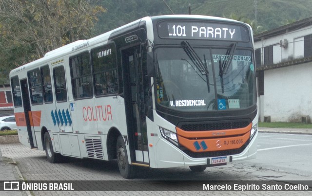 Colitur Transportes Rodoviários RJ 116.005 na cidade de Angra dos Reis, Rio de Janeiro, Brasil, por Marcelo Espirito Santo Coelho. Número da foto: #11574153.