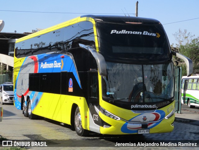 Pullman Bus E72 na cidade de Santiago, Santiago, Metropolitana de Santiago, Chile, por Jeremias Alejandro Medina Ramirez. ID da foto: 11575169.