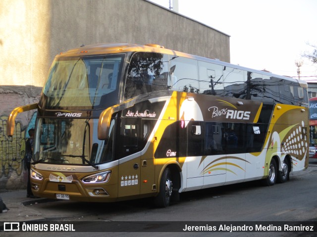 Buses Rios  na cidade de Santiago, Santiago, Metropolitana de Santiago, Chile, por Jeremias Alejandro Medina Ramirez. ID da foto: 11575097.