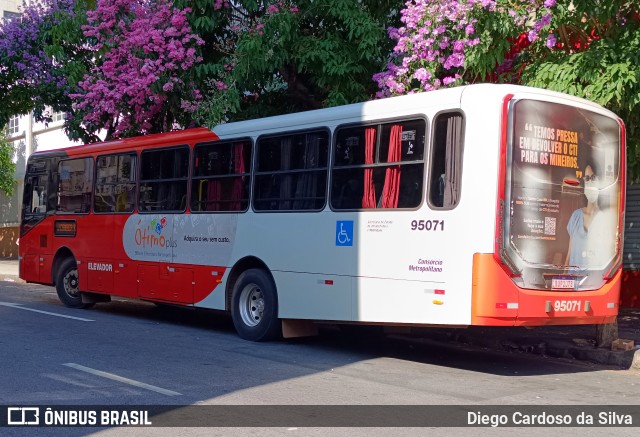 Santa Fé Transportes 95071 na cidade de Belo Horizonte, Minas Gerais, Brasil, por Diego Cardoso da Silva. Número da foto: #11574555.