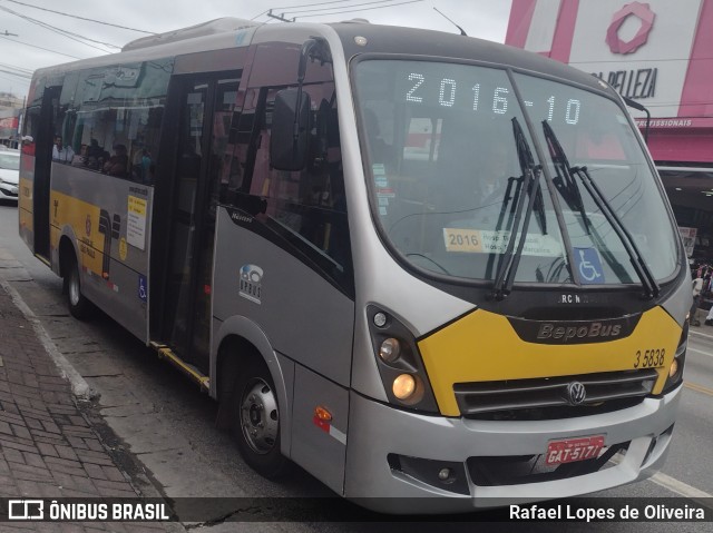 Upbus Qualidade em Transportes 3 5838 na cidade de São Paulo, São Paulo, Brasil, por Rafael Lopes de Oliveira. ID da foto: 11575800.