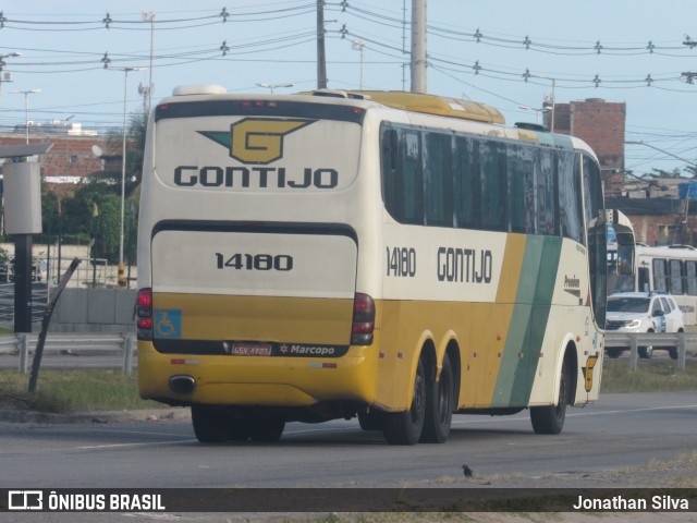 Empresa Gontijo de Transportes 14180 na cidade de Jaboatão dos Guararapes, Pernambuco, Brasil, por Jonathan Silva. Número da foto: #11573985.