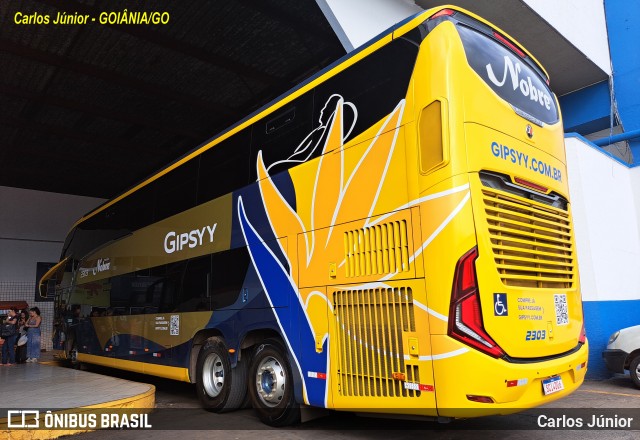Nobre Turismo 2303 na cidade de Goiânia, Goiás, Brasil, por Carlos Júnior. Número da foto: #11573989.