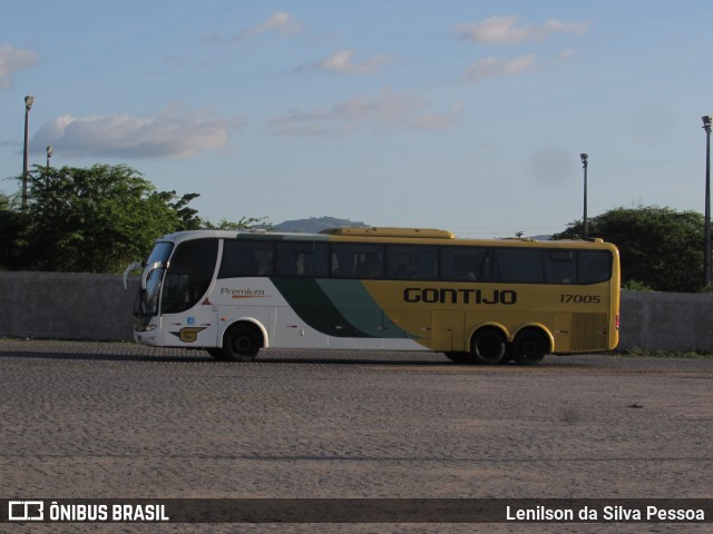 Empresa Gontijo de Transportes 17005 na cidade de Caruaru, Pernambuco, Brasil, por Lenilson da Silva Pessoa. ID da foto: 11575465.