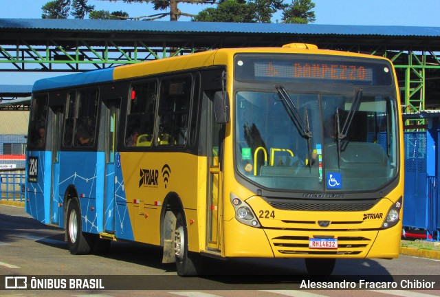 Francovig Transportes Coletivos 224 na cidade de Araucária, Paraná, Brasil, por Alessandro Fracaro Chibior. Número da foto: #11576902.