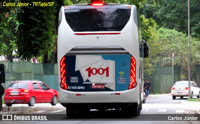 Auto Viação 1001 RJ 108.1090 na cidade de São Paulo, São Paulo, Brasil, por Carlos Júnior. ID da foto: 11578151.