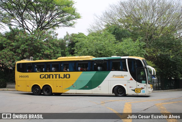 Empresa Gontijo de Transportes 14695 na cidade de São Paulo, São Paulo, Brasil, por Julio Cesar Euzebio Alves. ID da foto: 11576573.