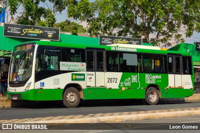 Rápido Cuiabá Transporte Urbano 2072 na cidade de Cuiabá, Mato Grosso, Brasil, por Leon Gomes. ID da foto: 11577609.