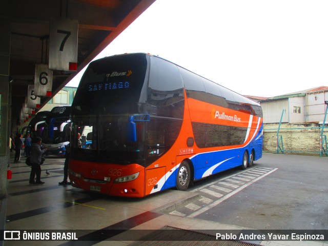 Pullman Bus 326 na cidade de Viña del Mar, Valparaíso, Valparaíso, Chile, por Pablo Andres Yavar Espinoza. ID da foto: 11578046.