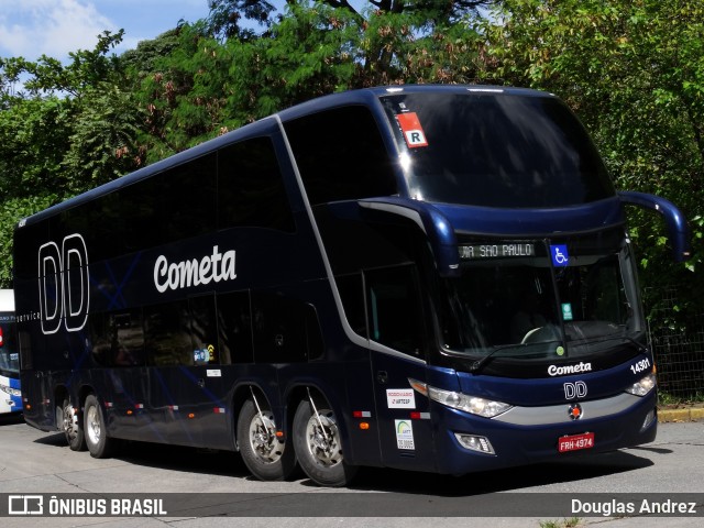 Viação Cometa 14301 na cidade de São Paulo, São Paulo, Brasil, por Douglas Andrez. ID da foto: 11577592.