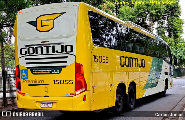 Empresa Gontijo de Transportes 15055 na cidade de São Paulo, São Paulo, Brasil, por Carlos Júnior. ID da foto: 11578134.