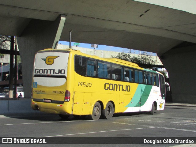 Empresa Gontijo de Transportes 14520 na cidade de Belo Horizonte, Minas Gerais, Brasil, por Douglas Célio Brandao. ID da foto: 11576805.