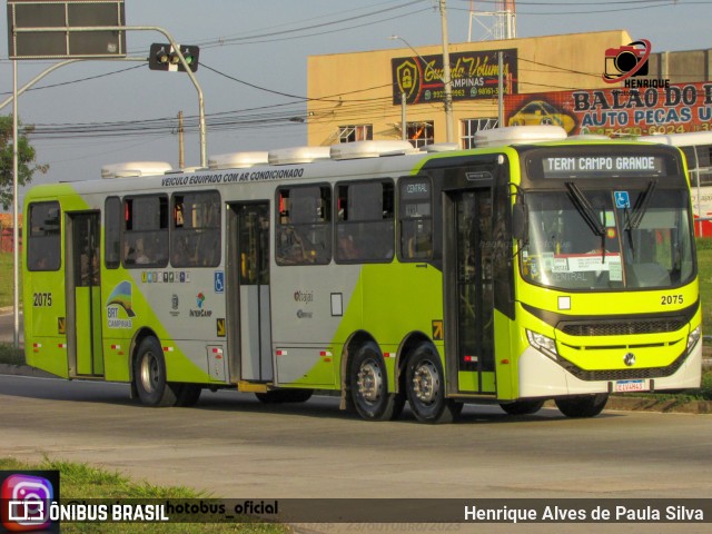 Itajaí Transportes Coletivos 2075 na cidade de Campinas, São Paulo, Brasil, por Henrique Alves de Paula Silva. Número da foto: #11577468.