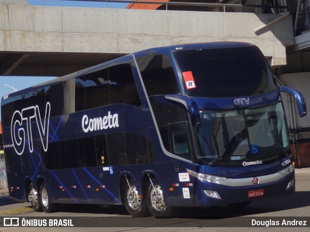 Viação Cometa 18304 na cidade de São José do Rio Preto, São Paulo, Brasil, por Douglas Andrez. ID da foto: 11577596.