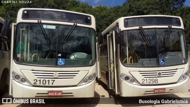 Auto Viação São Braz 21017 na cidade de Campo Magro, Paraná, Brasil, por Busologia Gabrielística. Número da foto: #11580535.