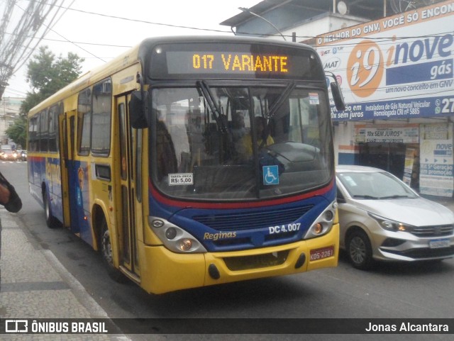 Auto Viação Reginas DC 4.007 na cidade de Duque de Caxias, Rio de Janeiro, Brasil, por Jonas Alcantara. Número da foto: #11578614.