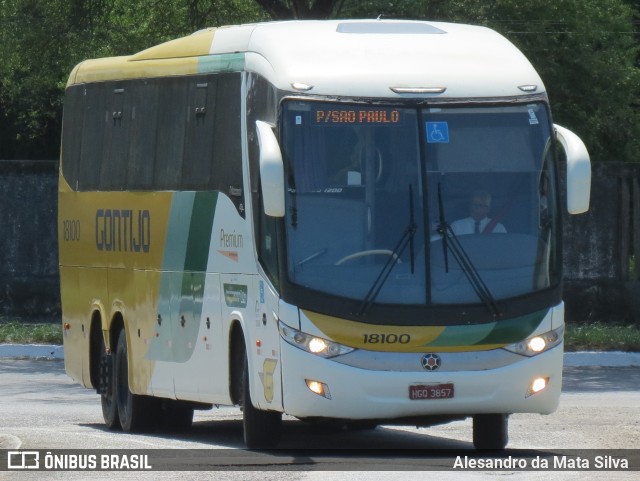Empresa Gontijo de Transportes 18100 na cidade de João Pessoa, Paraíba, Brasil, por Alesandro da Mata Silva . Número da foto: #11578698.