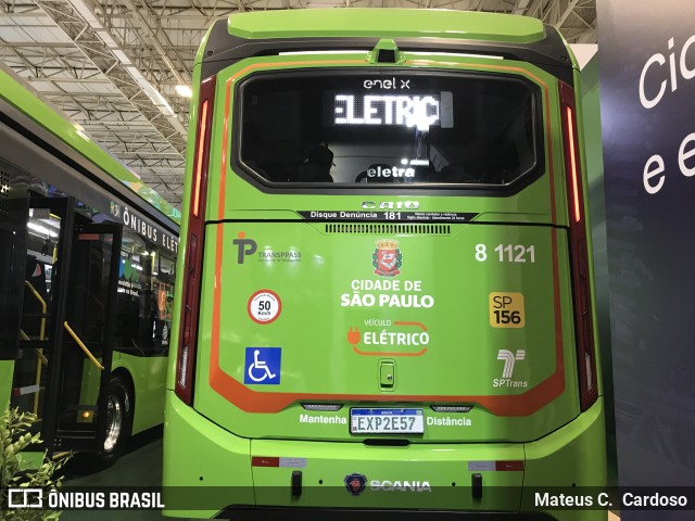 TRANSPPASS - Transporte de Passageiros 8 1121 na cidade de São Paulo, São Paulo, Brasil, por Mateus C.  Cardoso. Número da foto: #11578436.