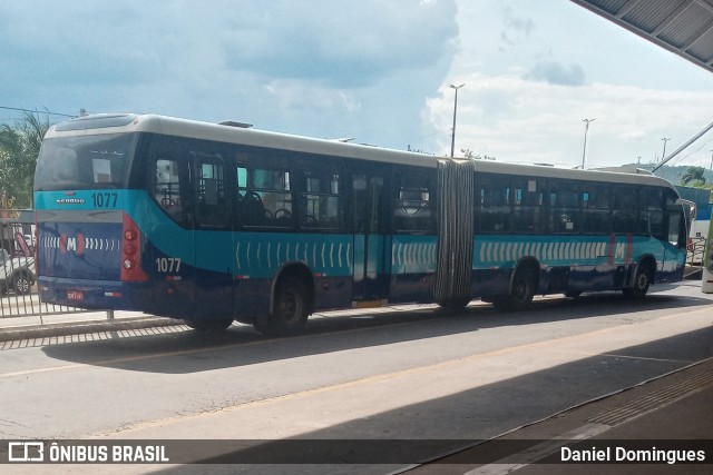 Metrobus 1077 na cidade de Senador Canedo, Goiás, Brasil, por Daniel Domingues. ID da foto: 11578738.