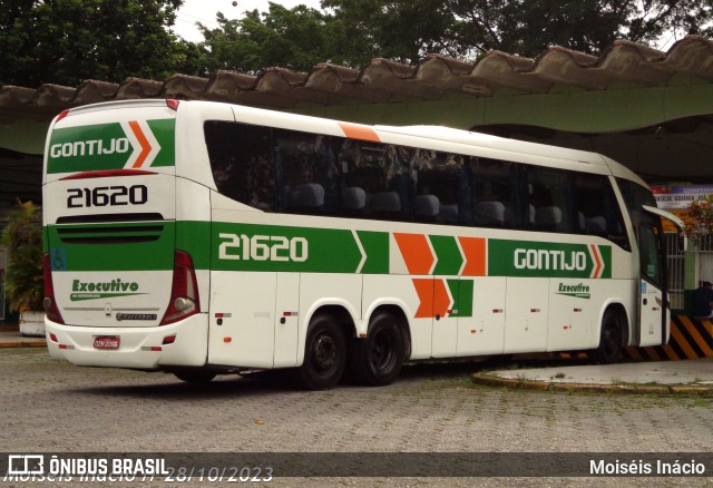 Empresa Gontijo de Transportes 21620 na cidade de Cubatão, São Paulo, Brasil, por Moiséis Inácio. ID da foto: 11580251.