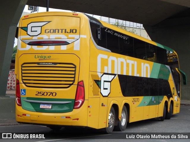 Empresa Gontijo de Transportes 25070 na cidade de Belo Horizonte, Minas Gerais, Brasil, por Luiz Otavio Matheus da Silva. ID da foto: 11580287.