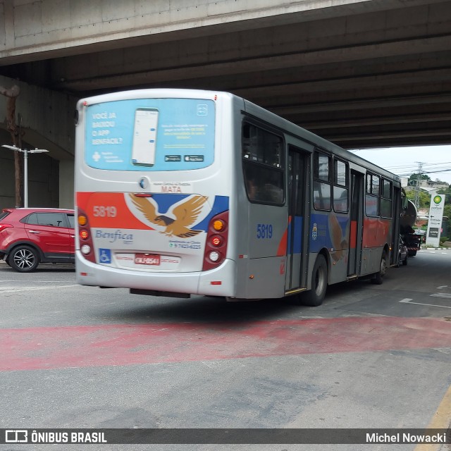 BBTT - Benfica Barueri Transporte e Turismo 5819 na cidade de Barueri, São Paulo, Brasil, por Michel Nowacki. ID da foto: 11581110.