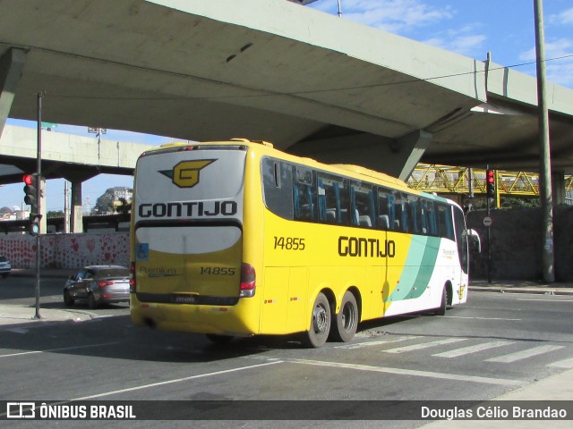 Empresa Gontijo de Transportes 14855 na cidade de Belo Horizonte, Minas Gerais, Brasil, por Douglas Célio Brandao. ID da foto: 11580861.