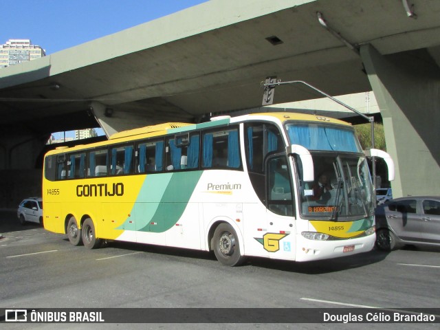 Empresa Gontijo de Transportes 14855 na cidade de Belo Horizonte, Minas Gerais, Brasil, por Douglas Célio Brandao. ID da foto: 11580858.