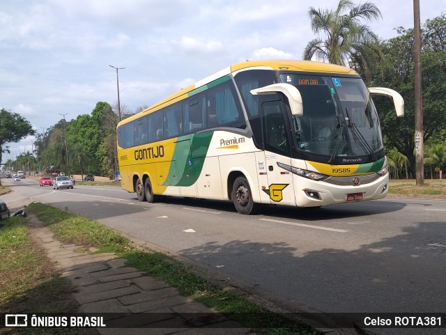 Empresa Gontijo de Transportes 19585 na cidade de Ipatinga, Minas Gerais, Brasil, por Celso ROTA381. Número da foto: #11578730.