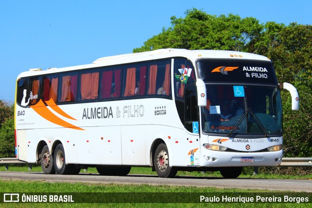 Almeida & Filho Turismo 840 na cidade de Barra do Piraí, Rio de Janeiro, Brasil, por Paulo Henrique Pereira Borges. ID da foto: 11580764.