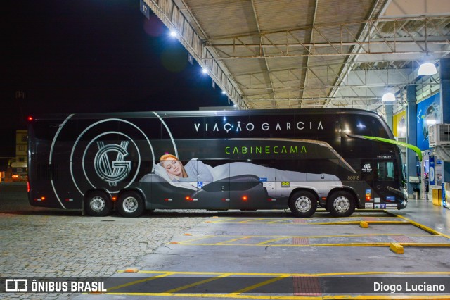 Viação Garcia 86018 na cidade de Balneário Camboriú, Santa Catarina, Brasil, por Diogo Luciano. Número da foto: #11580625.