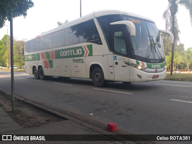 Empresa Gontijo de Transportes 21755 na cidade de Ipatinga, Minas Gerais, Brasil, por Celso ROTA381. Número da foto: #11578732.