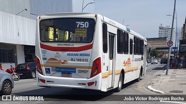 Viação Agulhas Negras RJ 169.012 na cidade de Volta Redonda, Rio de Janeiro, Brasil, por João Victor Rodrigues Rocha. ID da foto: 11579583.