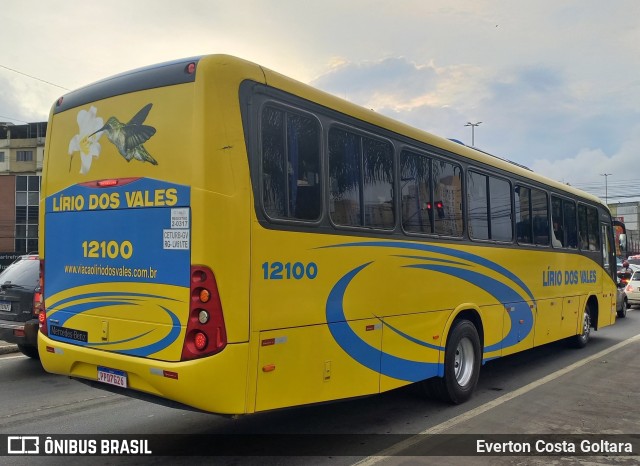 Viação Lírio dos Vales 12100 na cidade de Cariacica, Espírito Santo, Brasil, por Everton Costa Goltara. Número da foto: #11579040.
