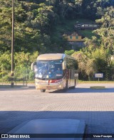 Transportes Única Petrópolis RJ 163.025 na cidade de Petrópolis, Rio de Janeiro, Brasil, por Victor Procópio. ID da foto: :id.