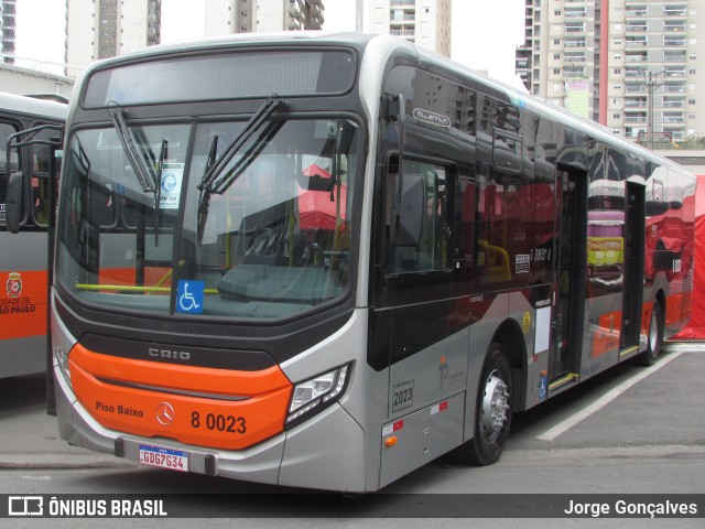TRANSPPASS - Transporte de Passageiros 8 0023 na cidade de Barueri, São Paulo, Brasil, por Jorge Gonçalves. Número da foto: #11505536.