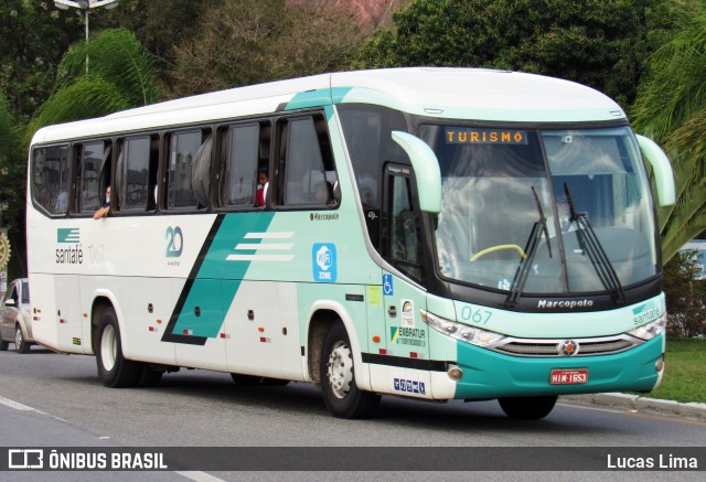 Santa Fé Transportes 067 na cidade de Aparecida, São Paulo, Brasil, por Lucas Lima. Número da foto: #11507536.