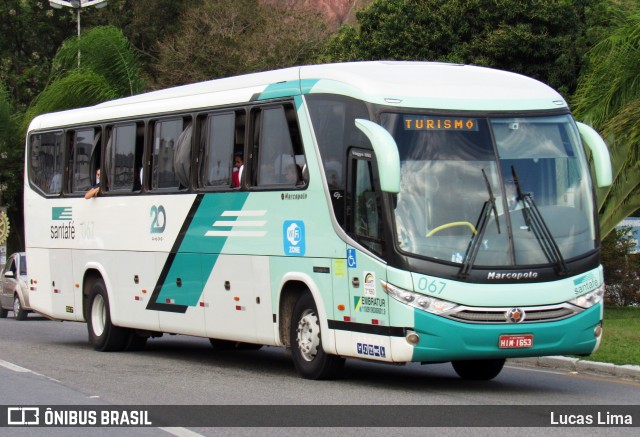 Santa Fé Transportes 067 na cidade de Aparecida, São Paulo, Brasil, por Lucas Lima. ID da foto: 11507536.