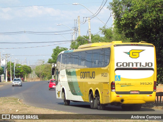 Empresa Gontijo de Transportes 14520 na cidade de Pirapora, Minas Gerais, Brasil, por Andrew Campos. Número da foto: #11507253.