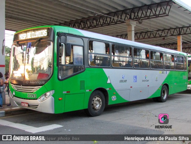 VB Transportes e Turismo 3393 na cidade de Campinas, São Paulo, Brasil, por Henrique Alves de Paula Silva. Número da foto: #11508187.