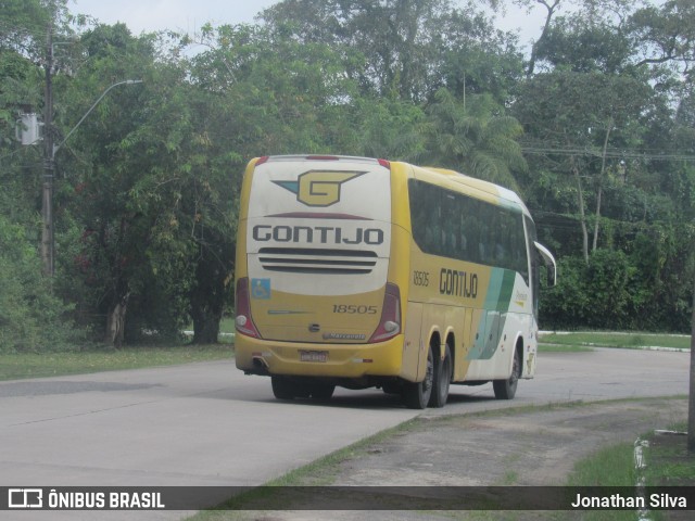 Empresa Gontijo de Transportes 18505 na cidade de Recife, Pernambuco, Brasil, por Jonathan Silva. ID da foto: 11505736.