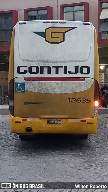 Empresa Gontijo de Transportes 12635 na cidade de Governador Valadares, Minas Gerais, Brasil, por Wilton Roberto. Número da foto: #11507336.
