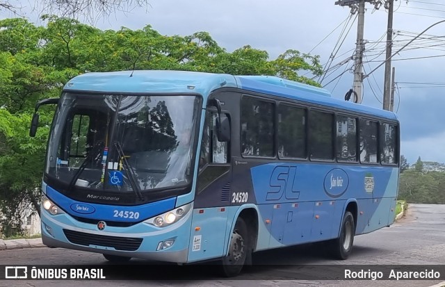 Viação São Luiz 24520 na cidade de Conselheiro Lafaiete, Minas Gerais, Brasil, por Rodrigo  Aparecido. Número da foto: #11506306.