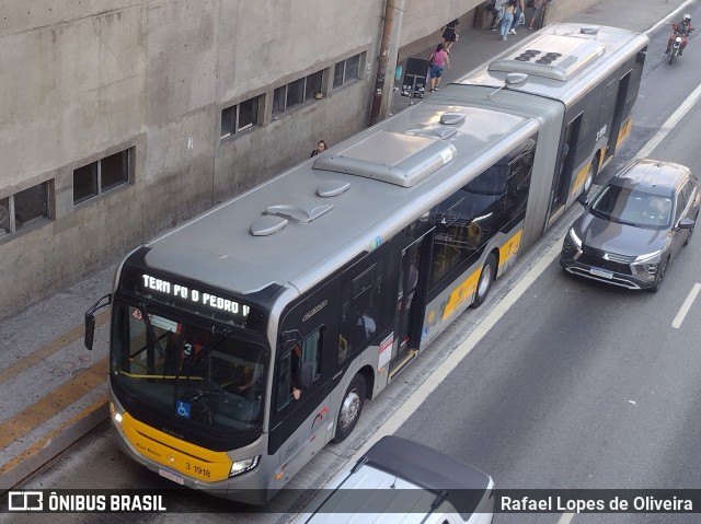 Viação Metrópole Paulista - Zona Leste 3 1918 na cidade de São Paulo, São Paulo, Brasil, por Rafael Lopes de Oliveira. ID da foto: 11507011.