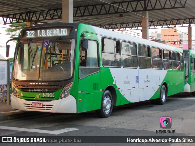 VB Transportes e Turismo 3159 na cidade de Campinas, São Paulo, Brasil, por Henrique Alves de Paula Silva. Número da foto: #11508217.