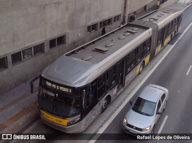 Viação Metrópole Paulista - Zona Leste 3 1241 na cidade de São Paulo, São Paulo, Brasil, por Rafael Lopes de Oliveira. ID da foto: 11507005.