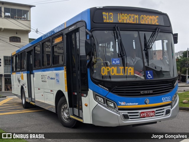 Viação Redentor C47557 na cidade de Rio de Janeiro, Rio de Janeiro, Brasil, por Jorge Gonçalves. Número da foto: #11506527.